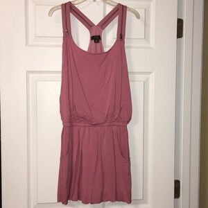 Boutique Dusty Rose 🌹 Romper (S) w/ pockets